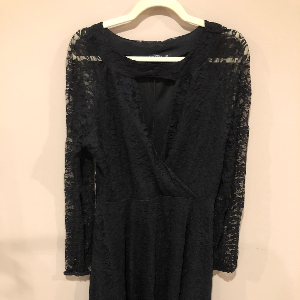 Black dress, NWT, neck cutout